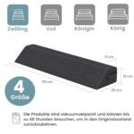 Paguvės užpildas lovai su šonine kišenėle (Pilka)