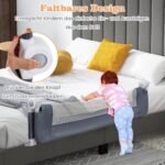 Sulankstoma vaikiška lovos apsauga 121 cm (Pilka)