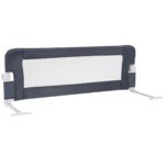 Sulankstoma vaikiška lovos apsauga 121 cm (Pilka)