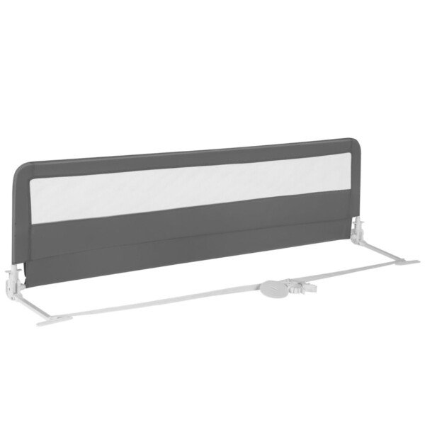 180 cm sulankstomas vaikiškas lovos apsaugas su diržu (Pilka)