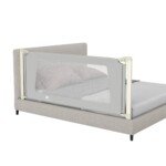 Reguliuojamo aukščio apsauginė lovos tvorelė (Pilka)