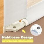 Apsauginė lovytės tvorelė 145 cm (Balta)