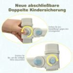 Apsauginė lovytės tvorelė 145 cm (Balta)