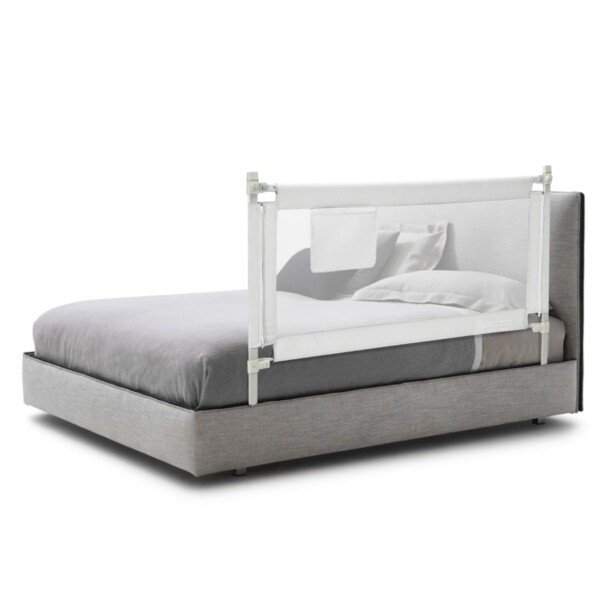 Apsauginė lovytės tvorelė 145 cm (Balta)