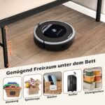 Metalinis lovos rėmas 200 x 140 cm (Juoda)