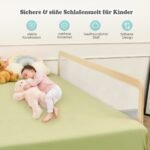 Apsauginė 180 cm ilgio sulenkiama lovos tvorelė (Smėlio)