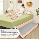 Apsauginė 180 cm ilgio sulenkiama lovos tvorelė (Smėlio)