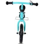 12 colių balansinis dviratukas su reguliuojamu sėdynės ir vairo aukščiu (Balta)