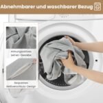 Transformuojama miegamoji sofa su 4 funkcijomis ir nuimamu skalbiamu užvalkalu (Pilka)