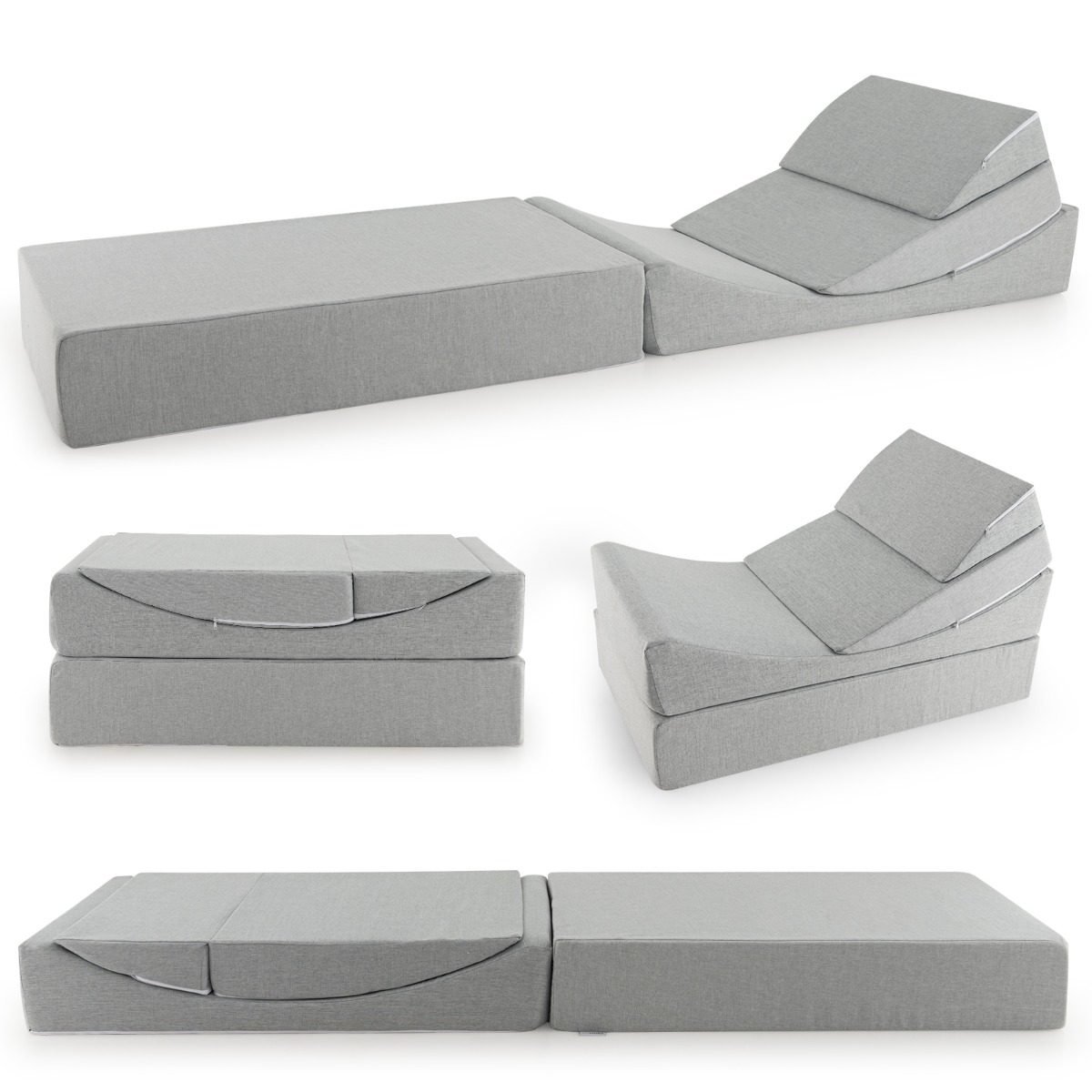 boden-futon-schlafsessel-hu10366lg_8_ Transformuojama miegamoji sofa su 4 funkcijomis ir nuimamu skalbiamu užvalkalu (Pilka)