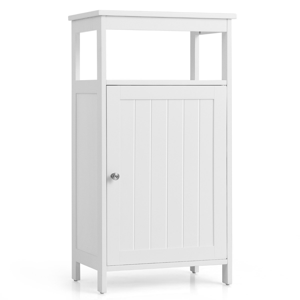 bodenschrank-hw66005wh_4_ Vonios spintelė su reguliuojama lentyna (Balta)