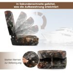 Sulankstomos valties sėdynės su paminkštinimu (Žalia)