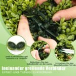 Kūginė augalų dekoracija 50 cm (Žalia)