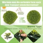 Kūginė augalų dekoracija 50 cm (Žalia)