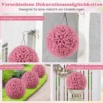Dirbtinis rožinis eukalipto rutulys (2 vnt.) 44 cm (Rožinė)