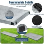 Kempingo čiužinys su „memory foam“ putomis (Pilka)