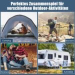 Kempingo čiužinys su „memory foam“ putomis (Pilka)