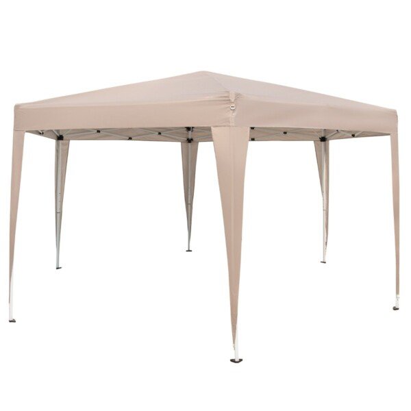 Sulankstoma sėlinė pavėsinės palapinė su nešiojimo taše (Chaki)