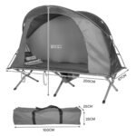 4in1 lauko palapinė su čiužiniu ir antklode (Pilka)