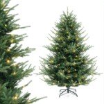 Dirbtinė kalėdinė eglutė su 240 LED lempučių 180 cm (Žalia)