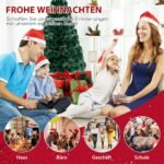 Dirbtinė eglutė su LED apšvietimu ir stiklo pluoštu 180 cm (Žalia)