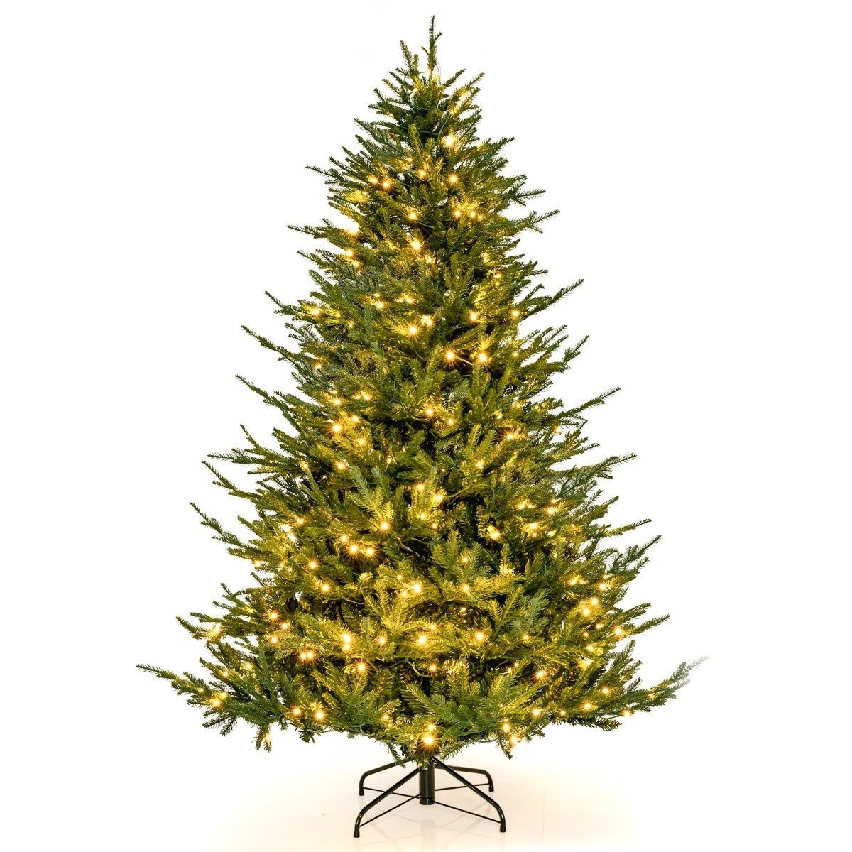 christbaum-cm24316de_1_ Dirbtinė Kalėdinė Eglutė su LED apšvietimu ir aštuoniais režimais (Žalia)