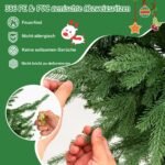 Kalėdinė eglutė su LED apšvietimu 136 cm (Žalia)