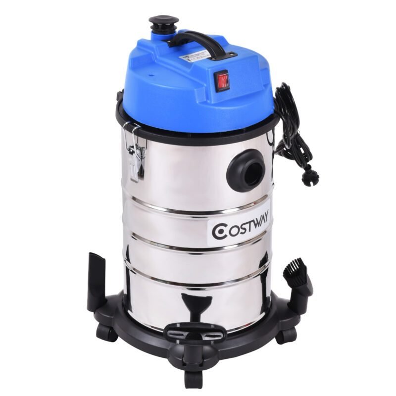 Galingas pramoninis sauso ir drėgno valymo dulkių siurblys