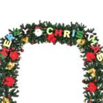 Kalėdinė girlianda su stovu ir LED apšvietimu (Žalia)