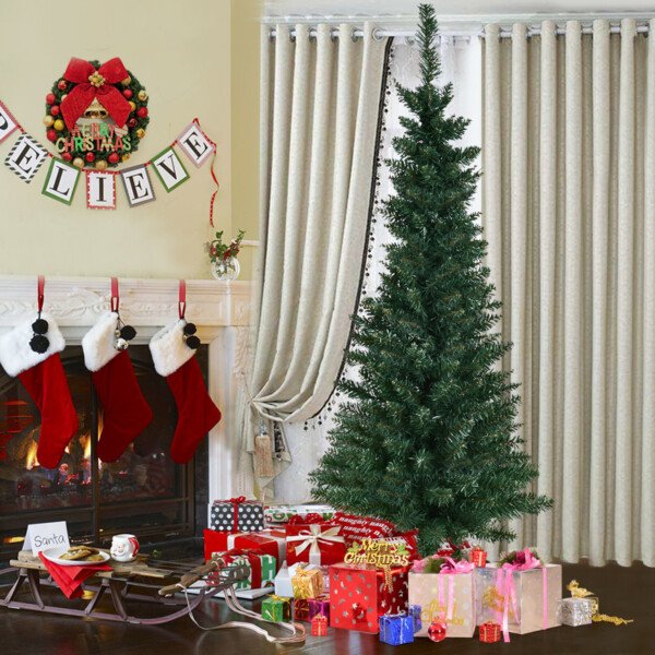 Dirbtinė Kalėdų eglė 120 cm aukščio (Žalia)