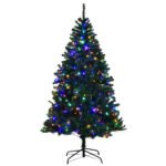 Dirbtinė Kalėdų eglutė su LED girliandomis (Žalia)