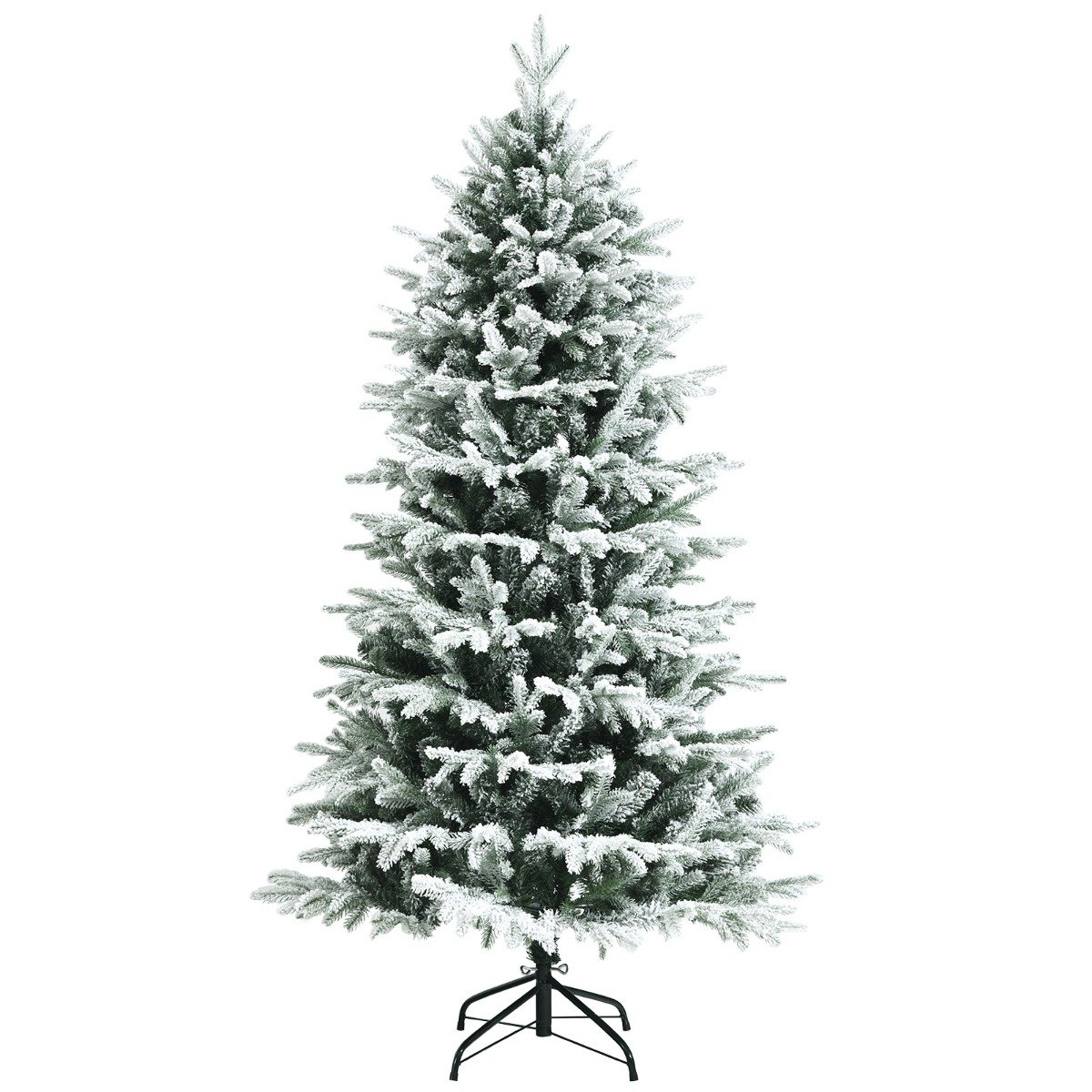 cm23448_7_ Dirbtinė kalėdinė eglutė su sniego efektu 180 cm (Žalia ir balta)
