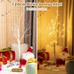 Dekoratyvinis LED medis 120 cm su 48 šiltos baltos šviesos diodais (Balta)