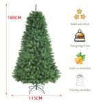 180 cm dirbtinė eglutė su 1130 šakų „Glockenspiel“ dizainas (Žalia)