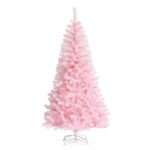 Dirbtinė Kalėdų eglutė su blizgučiais 150 cm aukščio (Rožinė)