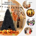 Kalėdinė eglutė su 1477 šakomis 180 cm (Juoda)