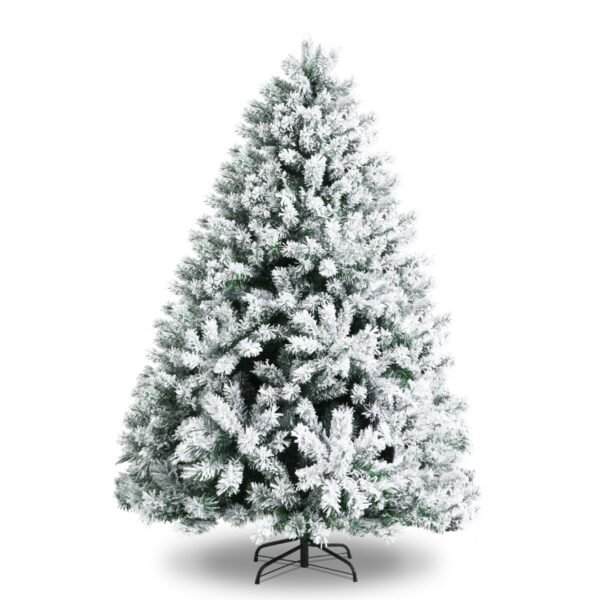 Dirbtinė kalėdinė eglė su sniego efektu 150 cm (Žalia)