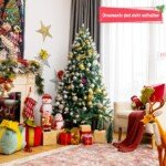 Dirbtinė eglutė su sniego efektu 180 cm (Žalia ir balta)