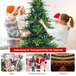 Dirbtinė Kalėdinė Eglė 210 cm su metaliniu stovu (Žalia)