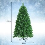 Žali Kalėdinė eglutė 150 cm (Žalia)