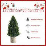 Stalo kalėdinė eglutė 47 cm su 170 šakelių ir 14 pušies kankorėžių (Žalia)