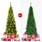 Eglutė su LED lemputėmis 200 cm (Žalia)