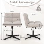 Ergonomiška biuro kėdė su aukštu reguliuojamu atlošu (Pilka)