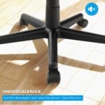 Ergonomiška biuro kėdė su juosmens atrama ir supynėmis (Juoda)