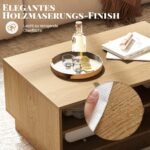 Stalinis kavos staliukas su atviromis lentynomis (Natūrali)