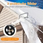 Reguliuojamo aukščio ratukinis sniego valytuvas (Sidabrinė)