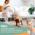 Nešiojamas garų siurblys 1500W 125℃ (Pilka)