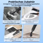 Galingas nešiojamasis garo valytuvas (Balta)