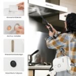 Galingas nešiojamasis garo valytuvas (Balta)