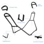 Metalinis hamako stovas 150 kg (Juoda)